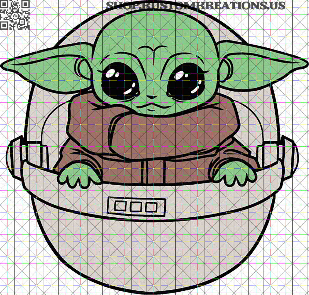 Download Baby Yoda in walker | | Kustom Kreations