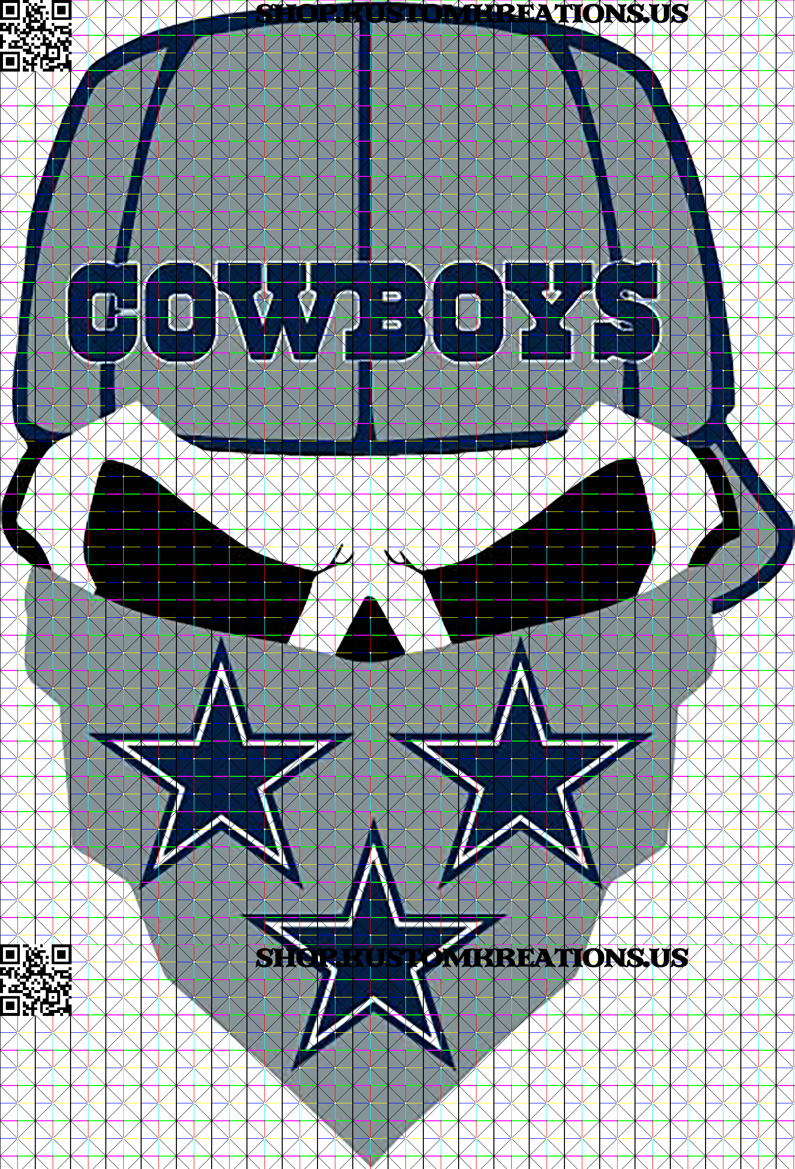 Download Cowboys Skull With Hat And Bandanna Svg Kustom Kreations